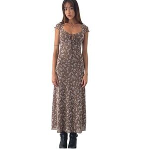 motel padil satin midi dress Motel Padil Satin Midi/Maxi Dress Pearl Ivory Size Medium NWT Sold Out
